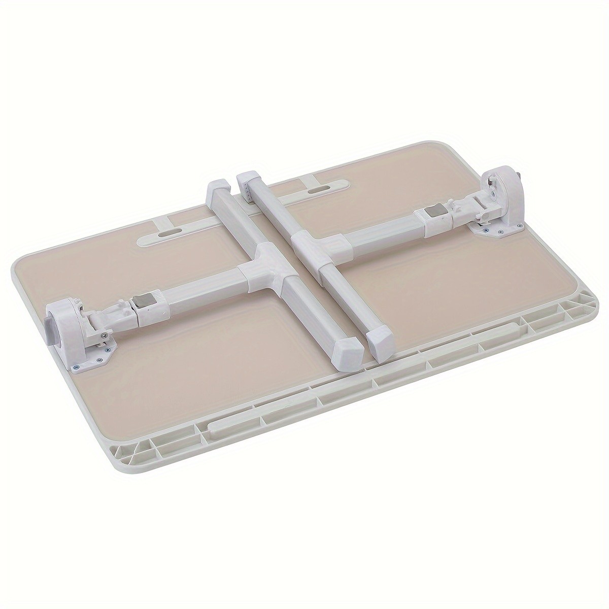 Adjustable Foldable Laptop Bed Table  60x40cm, Aluminum Alloy, Dual-Level Height Adjustment