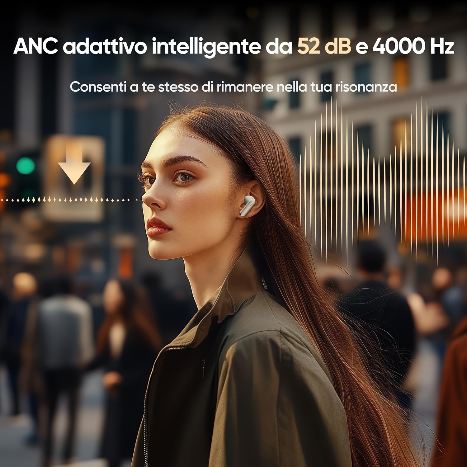 realme Buds Air 7 True Wireless Earphones  12.4mm Titanium Bass Driver, Intelligent ANC, 52 Hours Battery Life