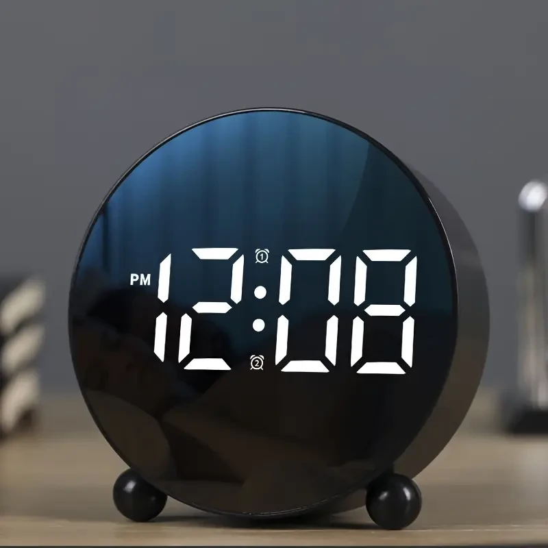 LED Digital Alarm Clock with Temperature