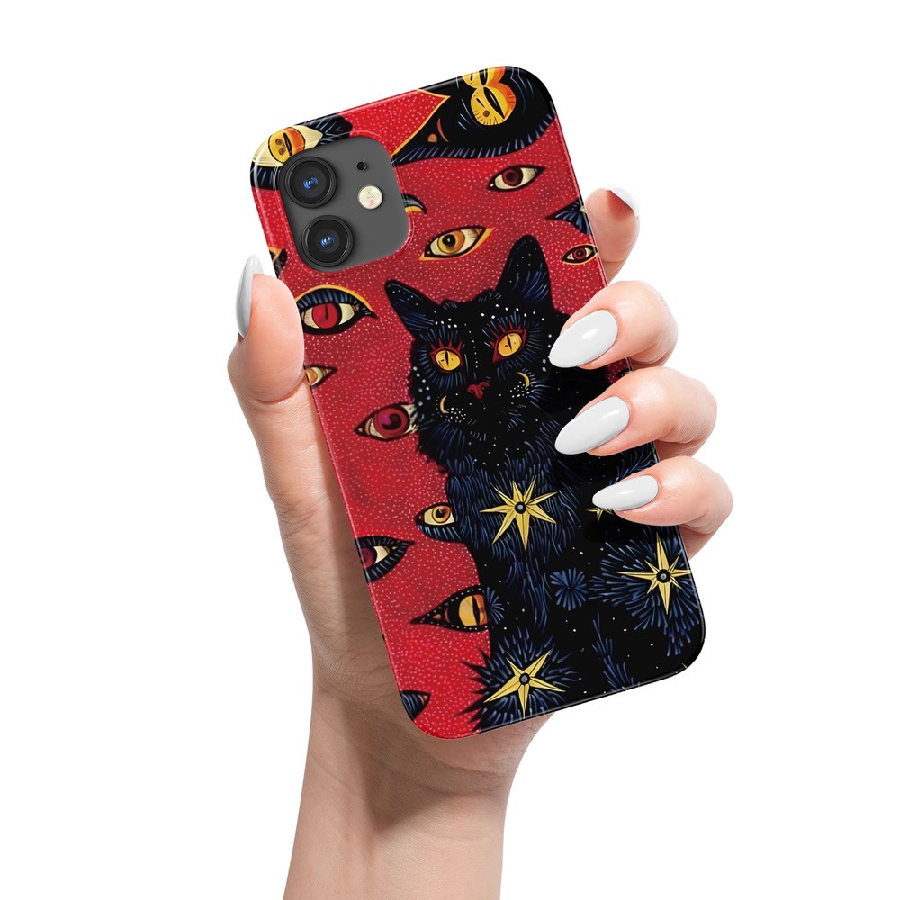 Niche Retro Cat Eye Phone Case