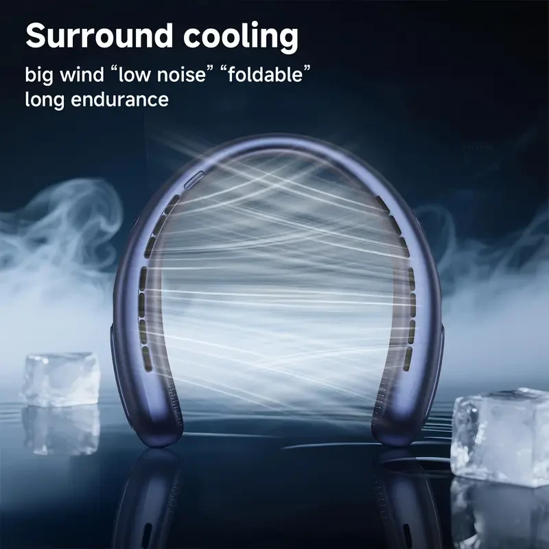 Bladeless USB-Powered Neck Fan with 360 Rotation