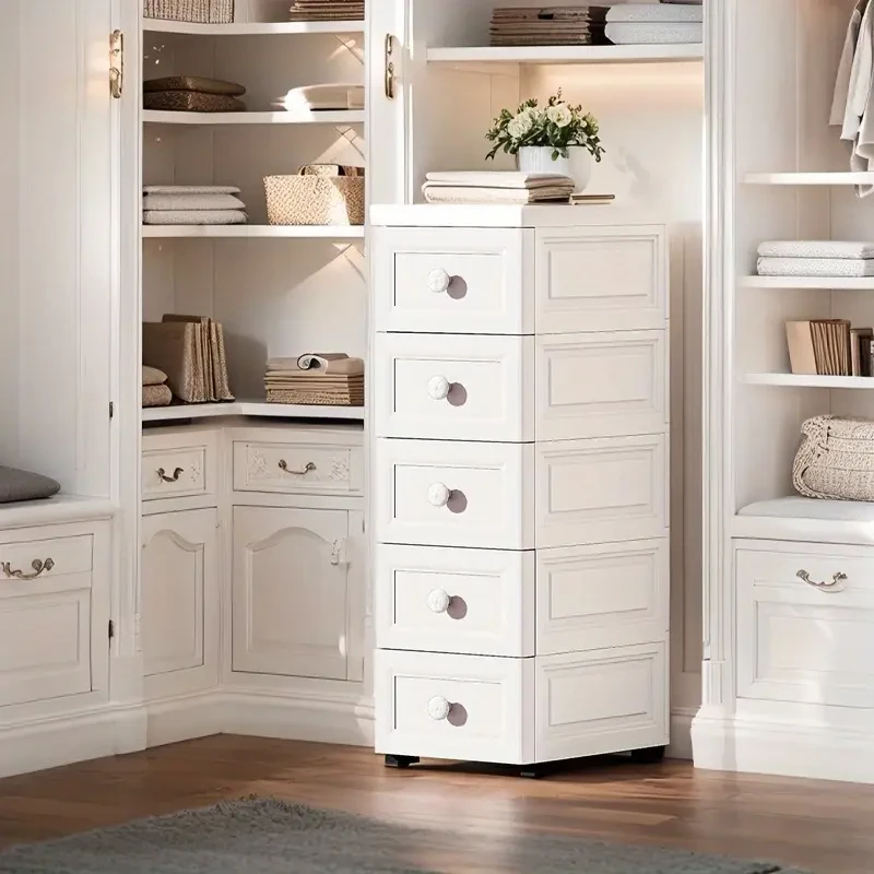 Compact 4-Drawer Storage Cabinet