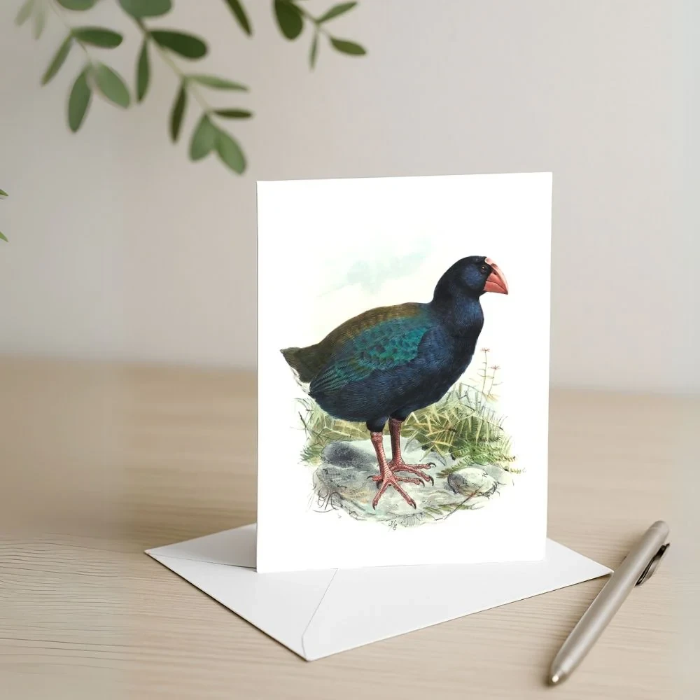 Johannes Keulemans - Card - South Island Takahe