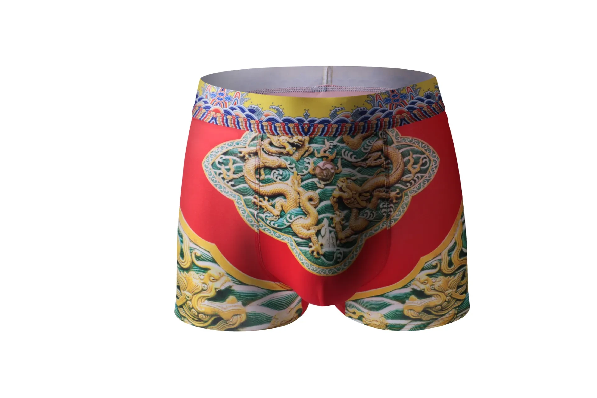 Dragon Panties Men's Boxers Milk Silk Pant Top