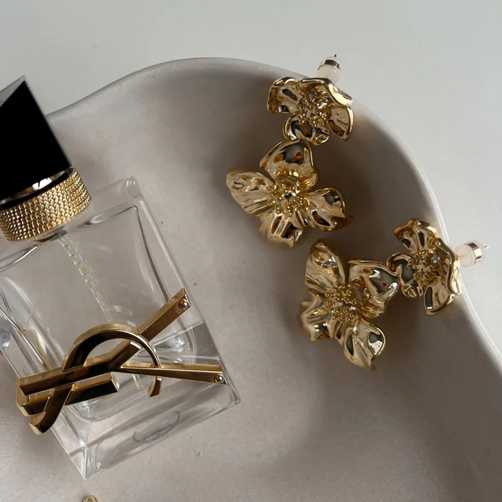 Earrings - Floral Drop