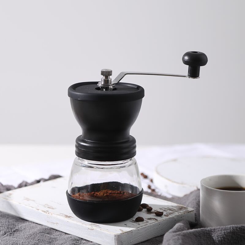 Hand grinder coffee machine