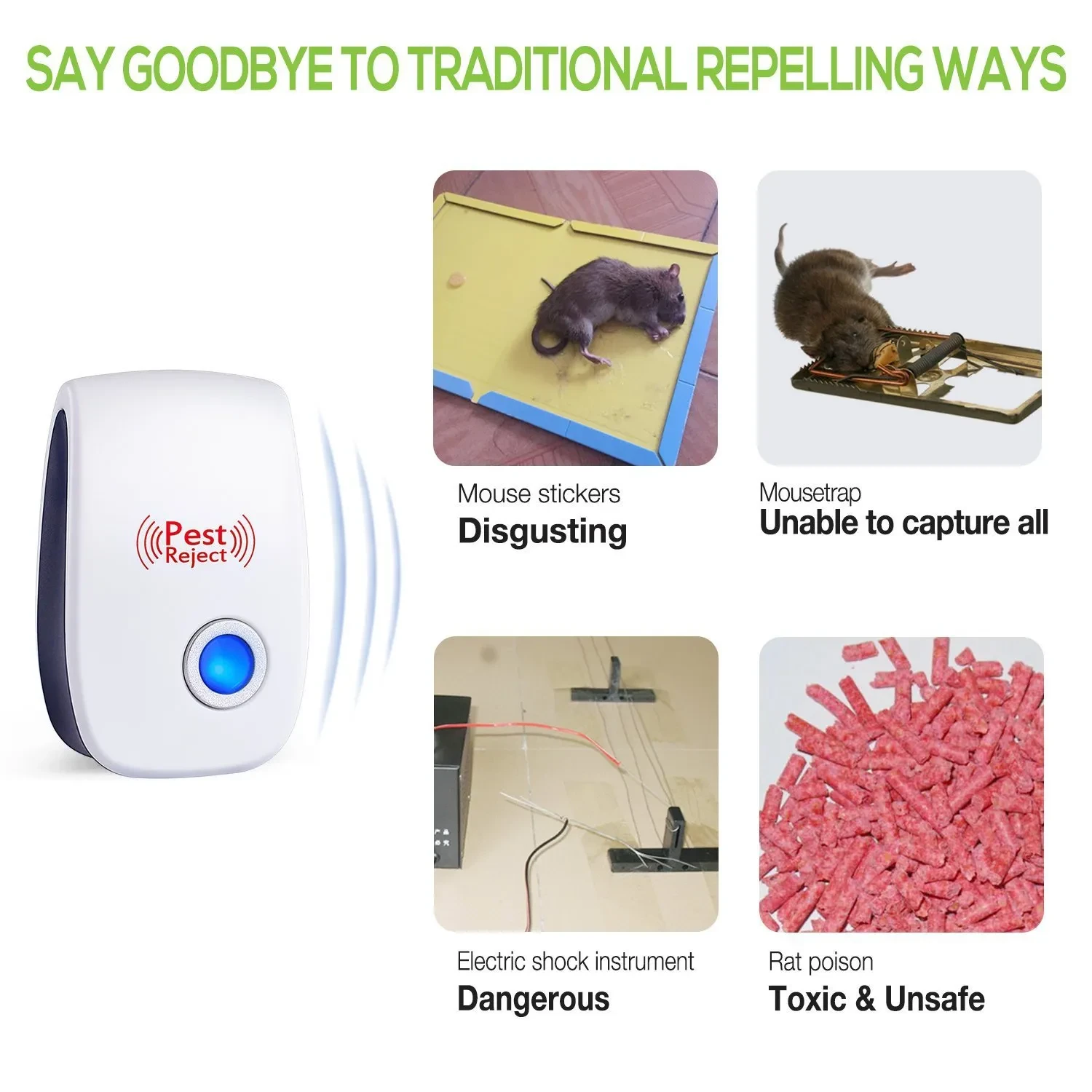 Direct Selling Ultrasonic Electronic Mosquito Killer Household Children'S Insect Repeller Mini Mouse Repeller