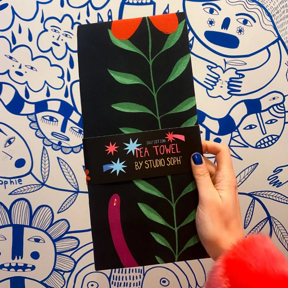 Tea Towel - Mystic Cats