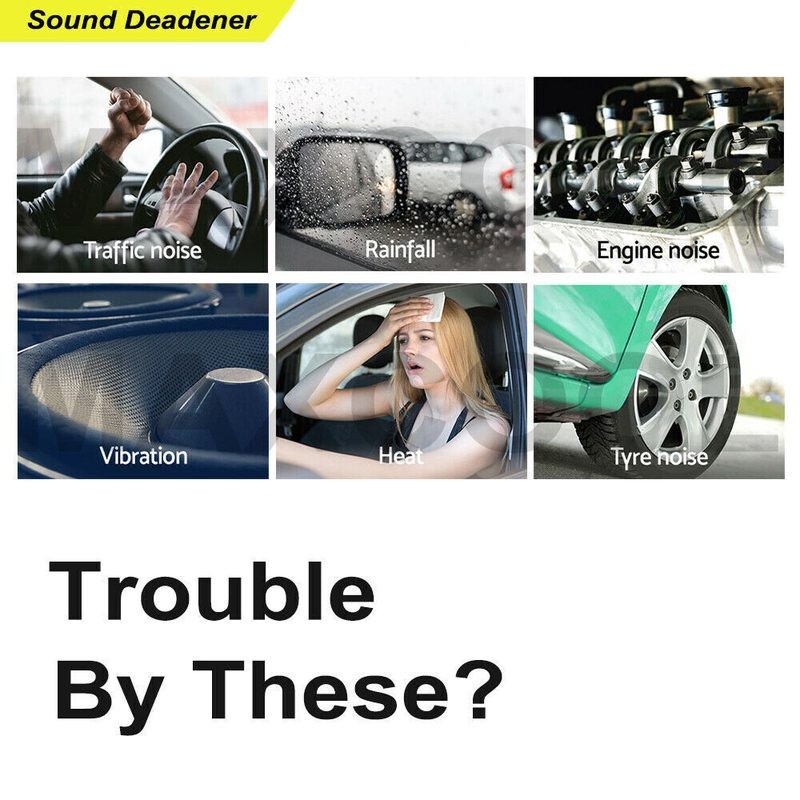 Sound Deadener Car Insulation Sound Proofing Deadening Mat