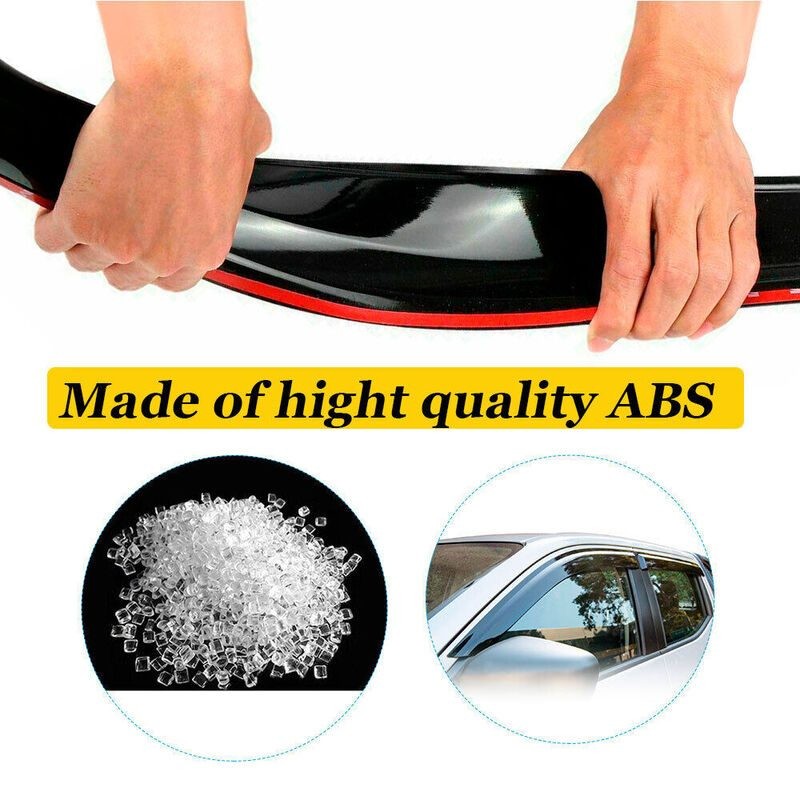 Toyota Hilux Window Visors Deflectors Rain Guards