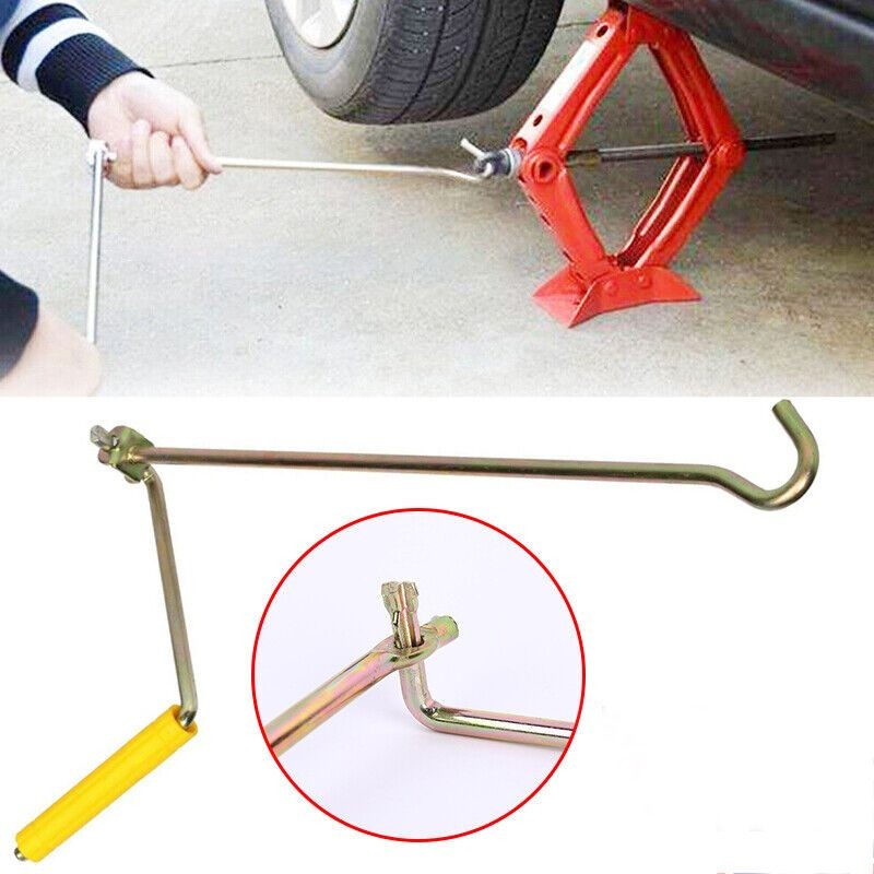 Car Jack Hand Crank Wheel Spanner Rocker