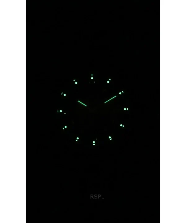 Bulova Jet Star Leather Strap Gold Tone Dial Quartz 97B214 Men's Watch