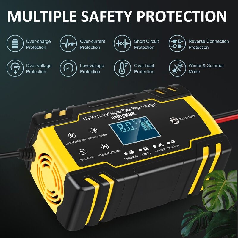 Car Battery Charger Pulse Repair 12V 24V