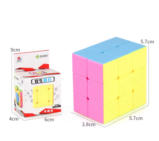 YiSheng 223/ Windmill/Fisher Candy Color Magic Cube Speed Professional For Kids Puzzle Cubo Magico Toys For Children Gift