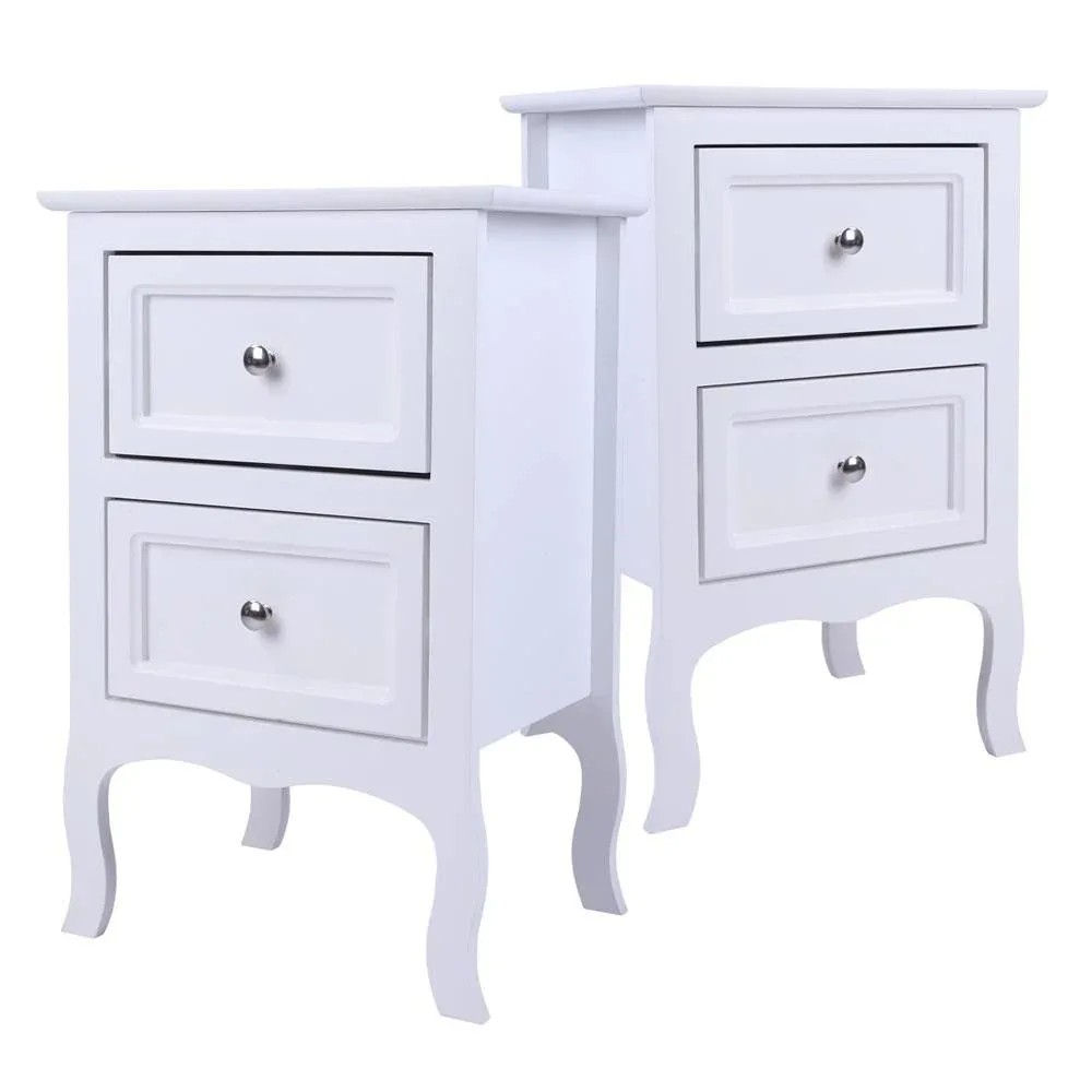 Nightstands Set of 2 -  Side Table Night Table for Bedroom