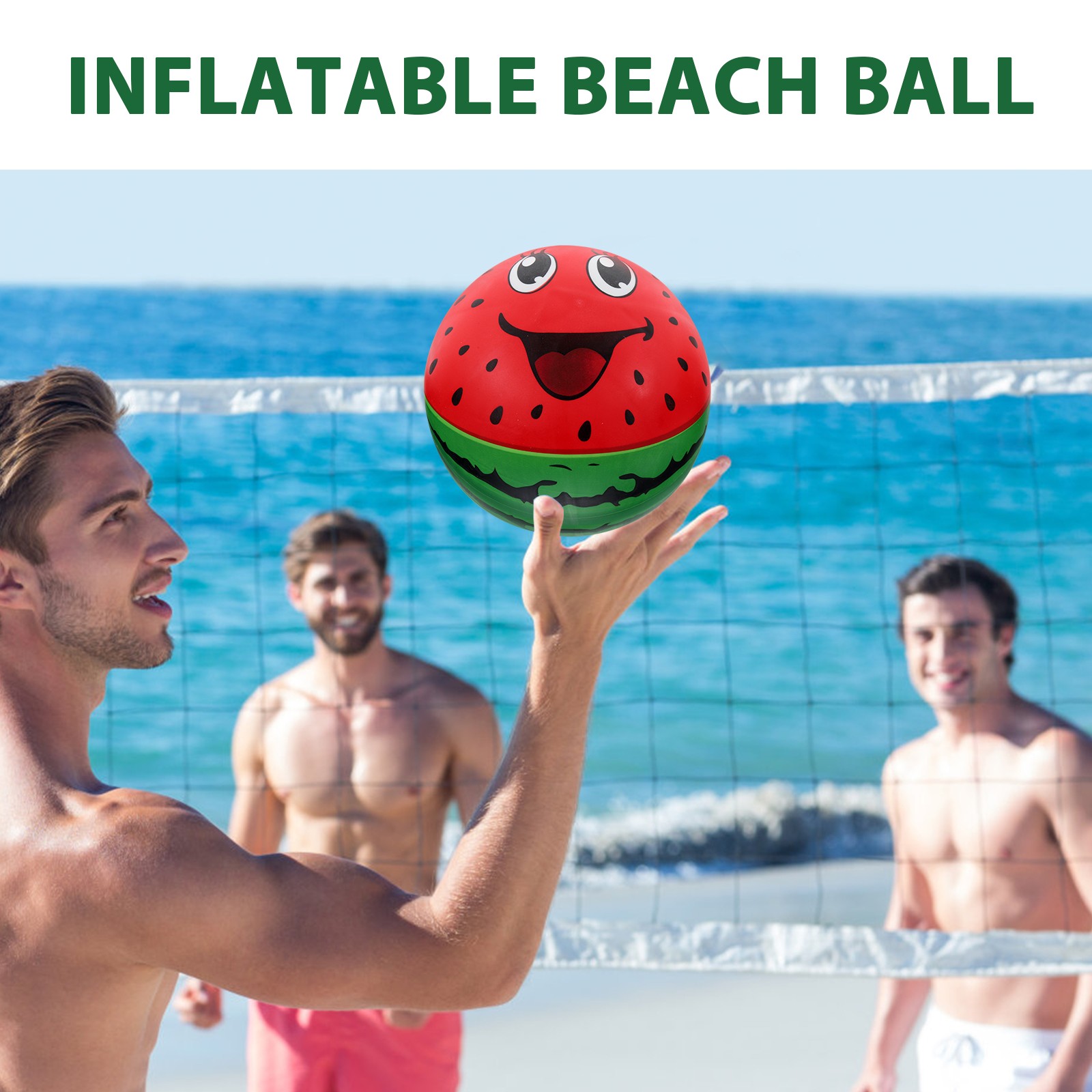 Inflatable Racket Ball - Portable Pool and Beach Toy for Kids