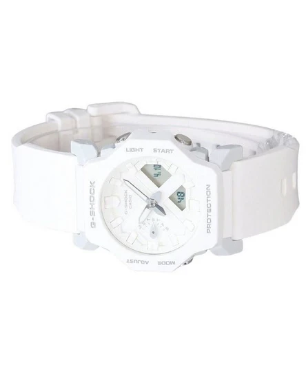 Casio G-Shock Analog Digital White Resin White Dial Strap Quartz GA-2300-7A 200M Men's Watch