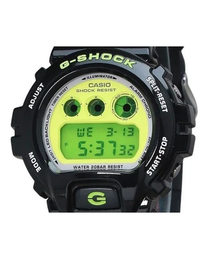 Casio G-Shock Digital Black Bio Based Resin Strap Quartz DW-6900RCS-1 200M Men's Watch