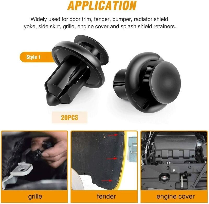 Car Bumper Fender Push Retainer Clips Remover Kit