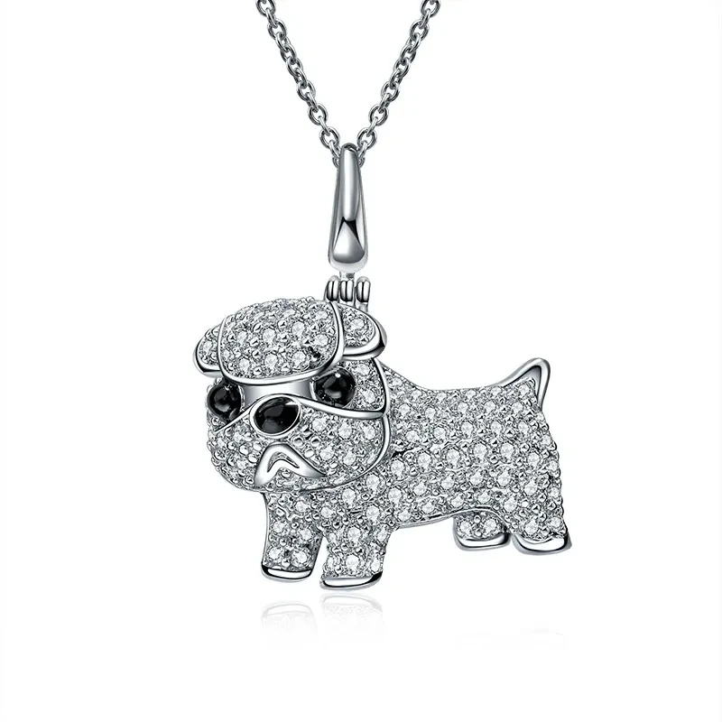 Puppy Necklace Short Pendant