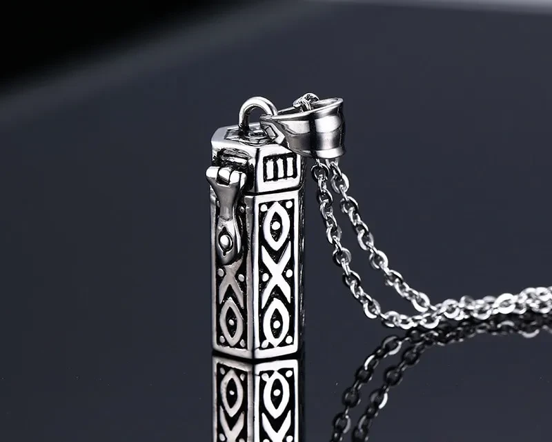 Stainless steel ashes pendant