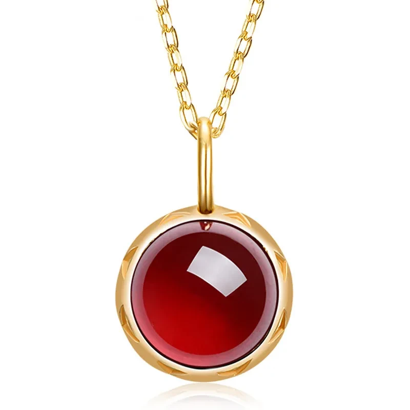Natural Mozambique Garnet Pendant