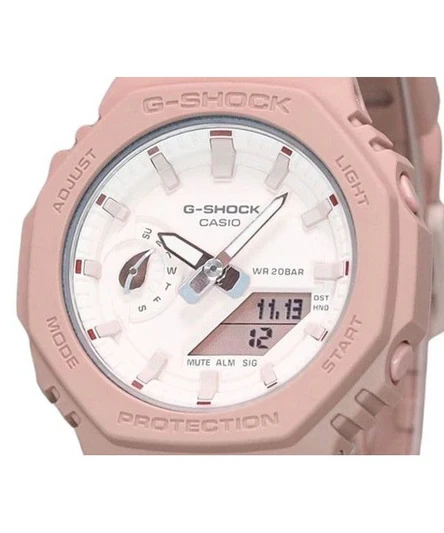 Casio G-Shock Nature's Colour Series Analog Digital Bio Based Resin Pink Dial Quartz GMA-S2100NC-4A2 200M Women's Watch