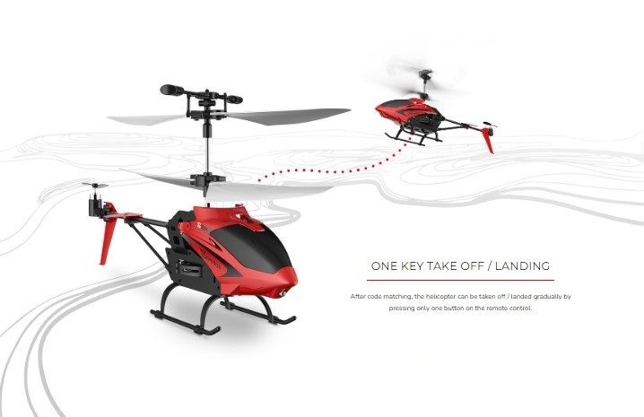 Helicopter, Syma S5H RC Revolt Radio Control Helicopter, Auto Hover, Red
