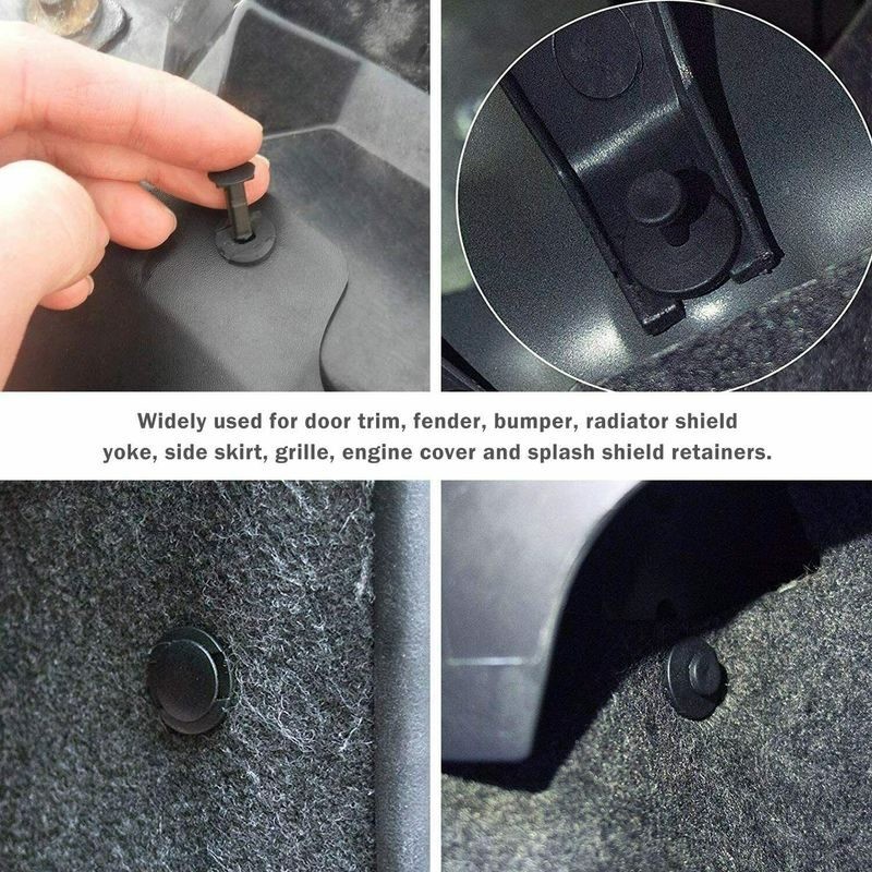 445pcs Car Push Retainer Clips Bumper Rivets Dash Removal Tools Kit