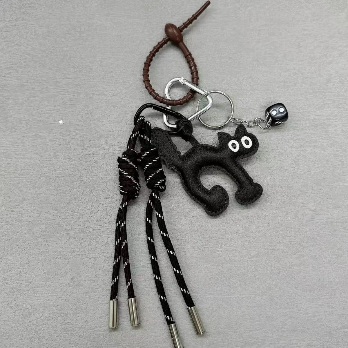 Bag Leather Sausage Dog Pendant Resin