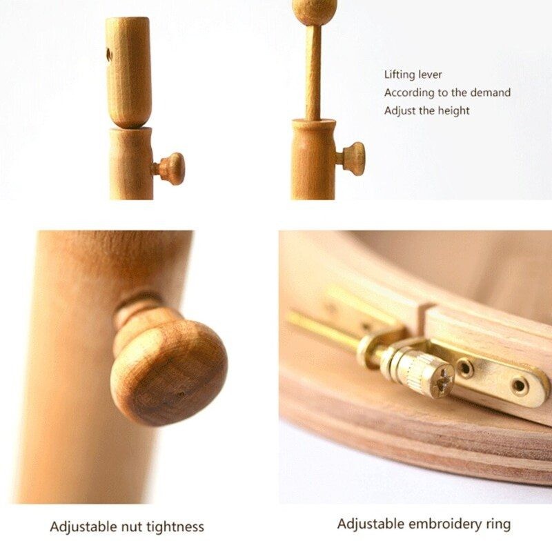 Embroidery Wooden Stand Cross Stitch Rack