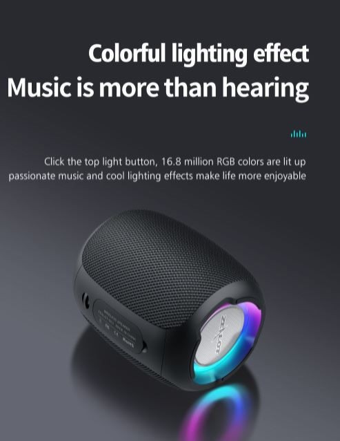 Bluetooth speaker, Zealot S53, 24 hours playing time, 20w super loud sound.