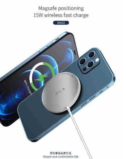 Magnetic Wireless Charger, 15W Fast Charging