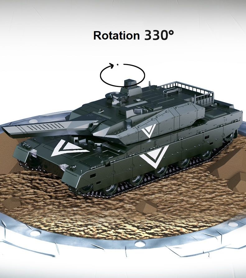 RC Tank, Remote Control Tank. 11CH. Desert Yellow