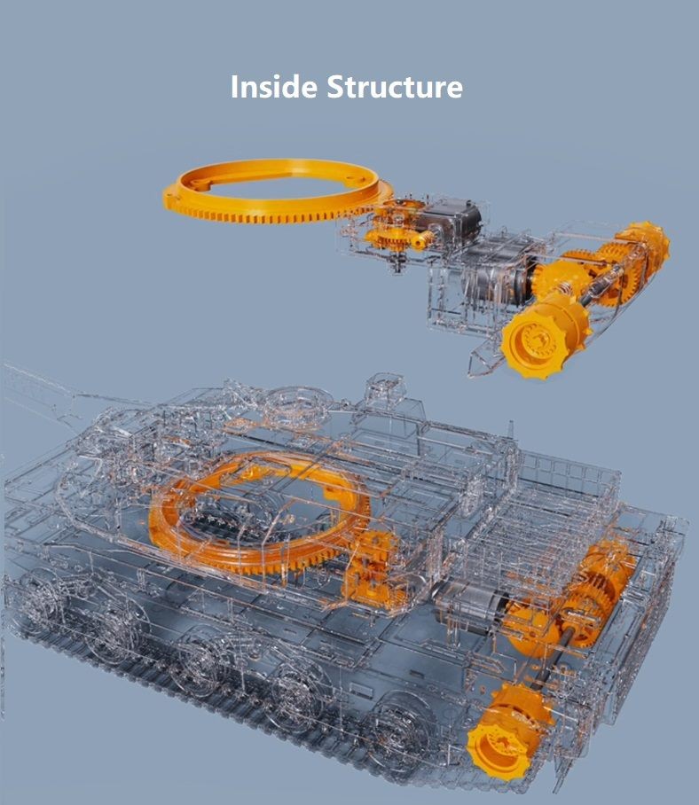 RC Tank, Remote Control Tank. 11CH. Desert Yellow