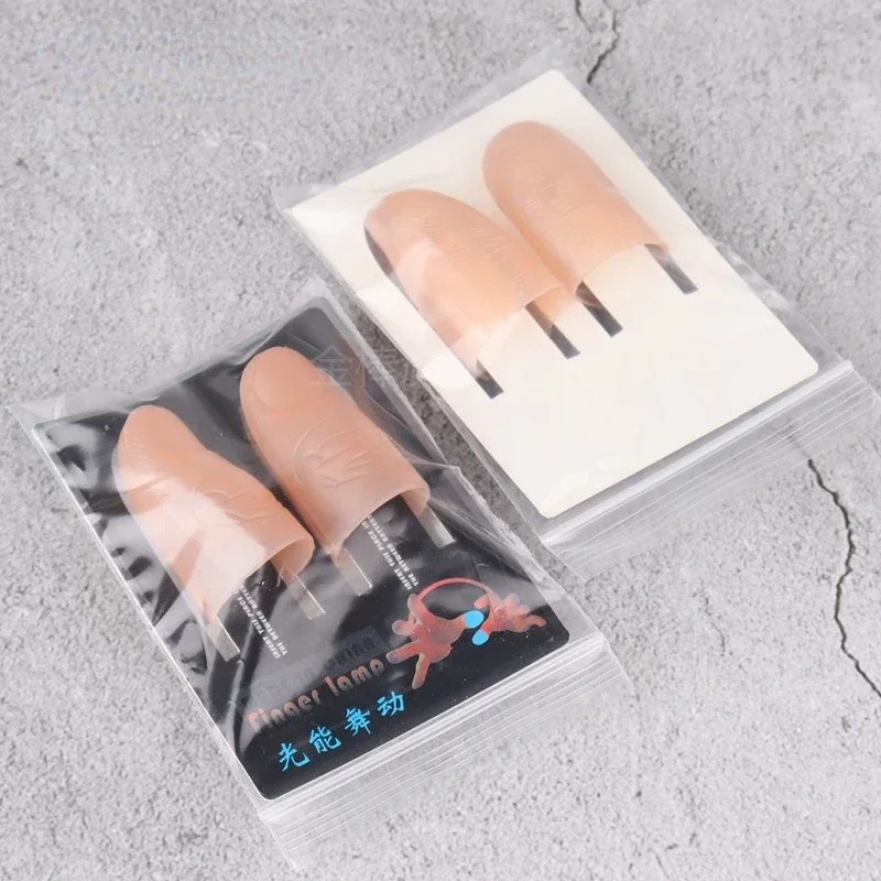 2 Pcs/Set Magic Thumbs Light Toys for Adults  Magic Trick Props, Blue LED Flashing Fingers