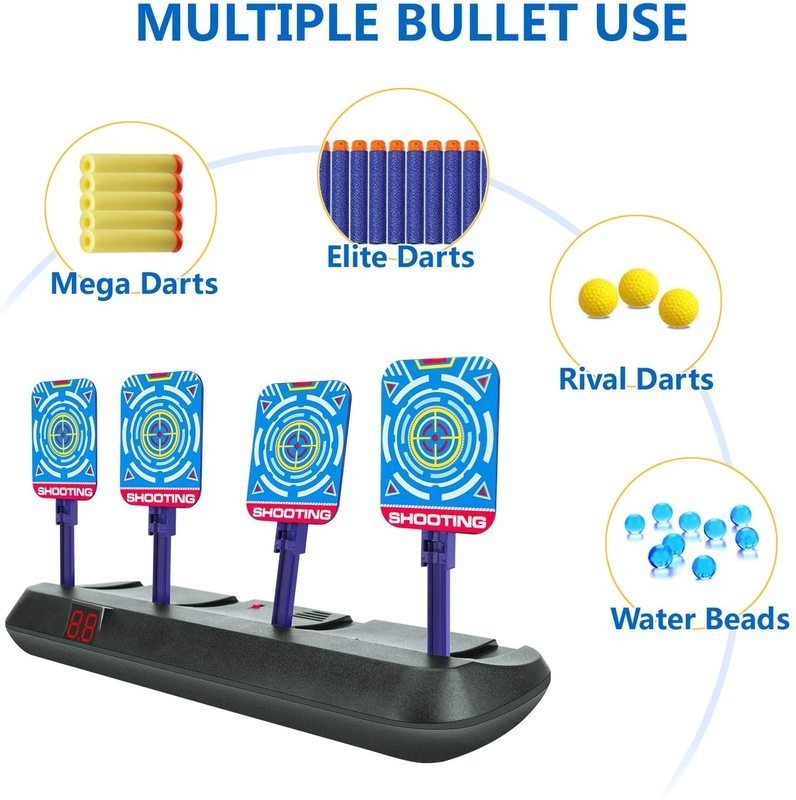 Shooting Target for Nerf Gun Electronic Scoring Auto Reset Targets