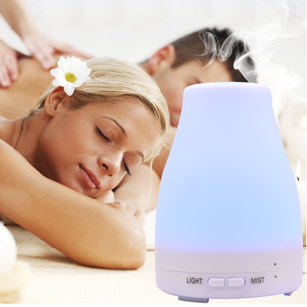 Wood Grain Aroma Diffuser Ultrasonic Humidifier