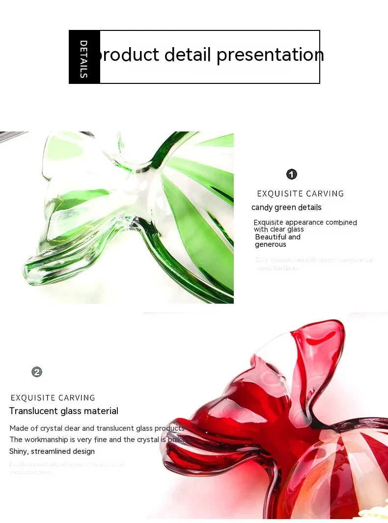 Crystal Glass Fruit Household Living Room Melon Seeds Plate