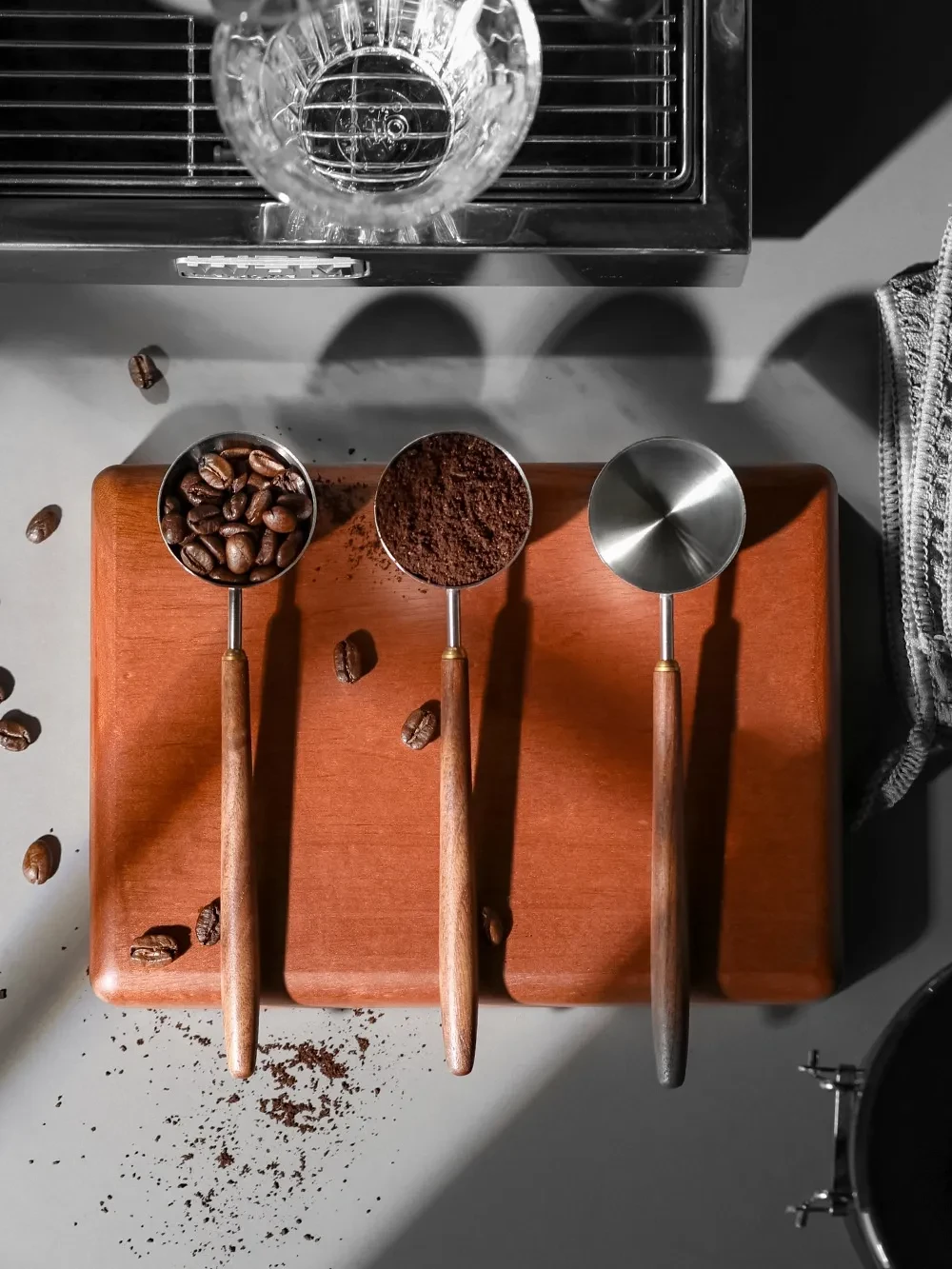 Stainless Steel Household Good-looking Measuring Spoon Quantitative Spoon