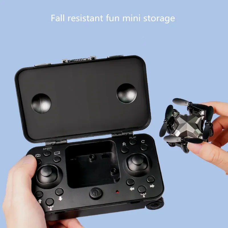 New Luggage Box Storage Box Folding Mini UAV Aerial Photography Remote Control Four Axis Children's Toys Drone