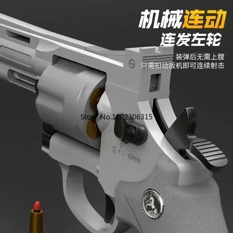 ZP5 357 Revolver Launcher Pistol  EVA Soft Dart Bullet Toy Gun