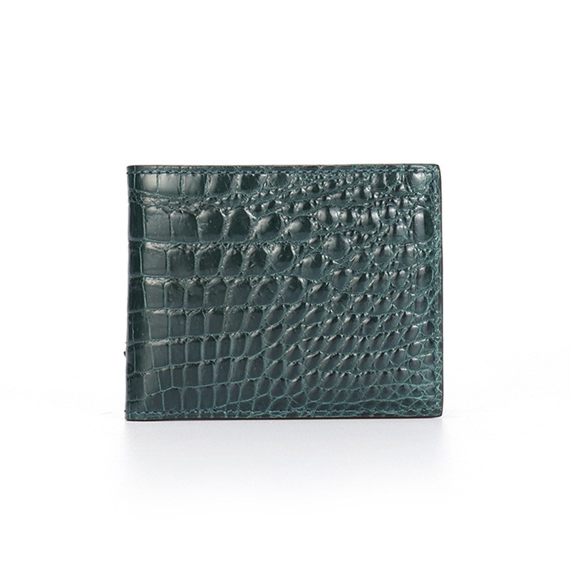 Genuine Leather Men's Portable Business Casual Ultra-thin Short Wallet