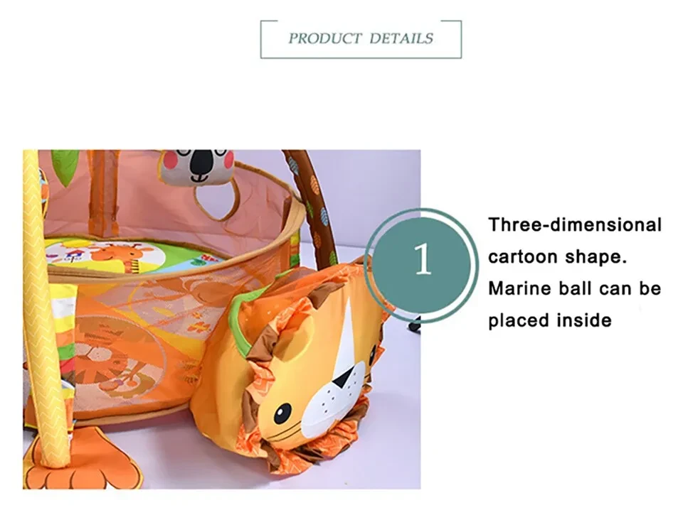 Baby Anti-Urine Marine Game Mat Climbing Mat Fitness Rack