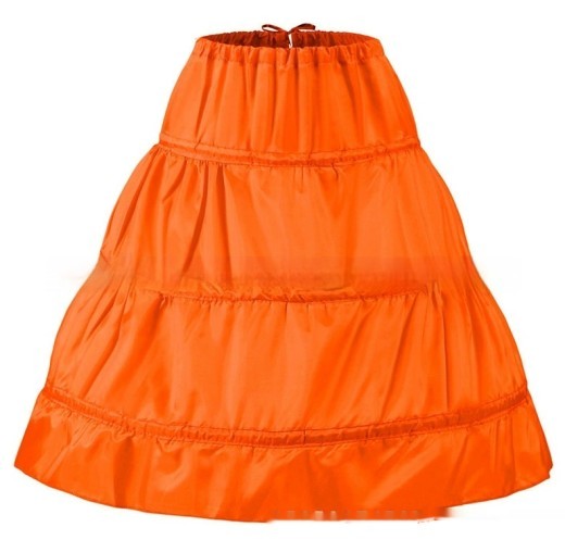 Solid Color Fashion Personalized Yarn-free Girl's Skirt