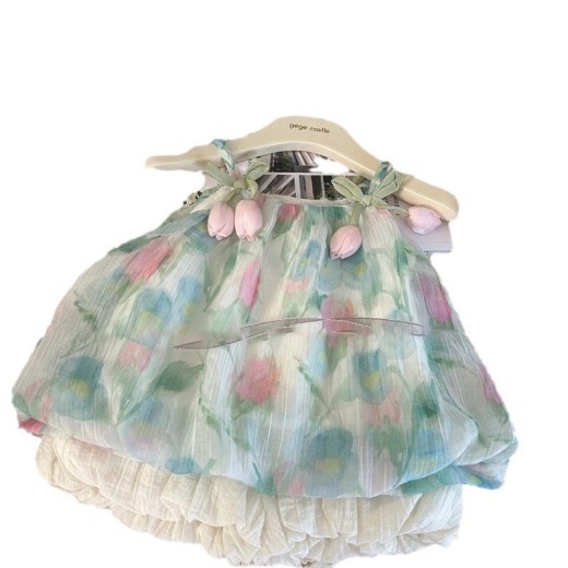 Camisole Bud-waisted Shorts Two-piece Set Dress Suit