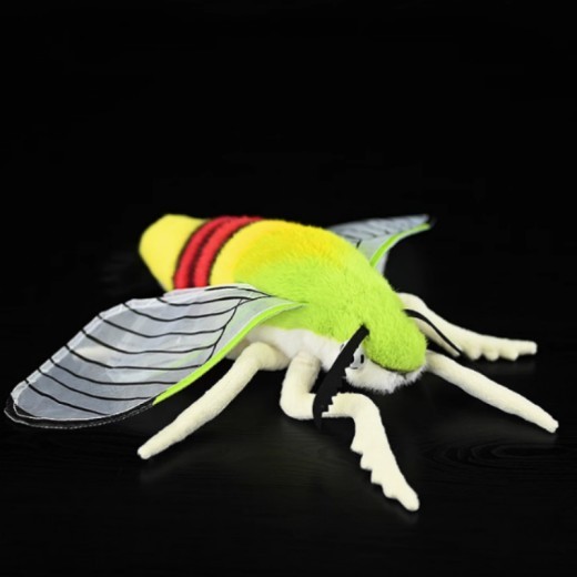 Simulated Coffee Winged Sky Moth Doll Plush Toy