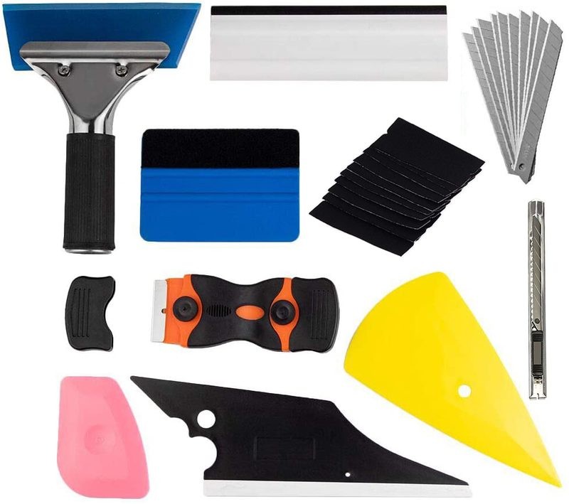 Window Tint Application Tools Set, 10pcs Car Window Tint Tools