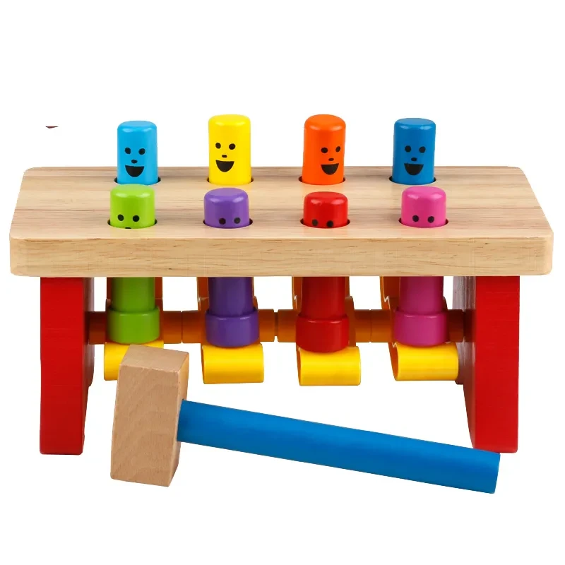 Wooden piling platform