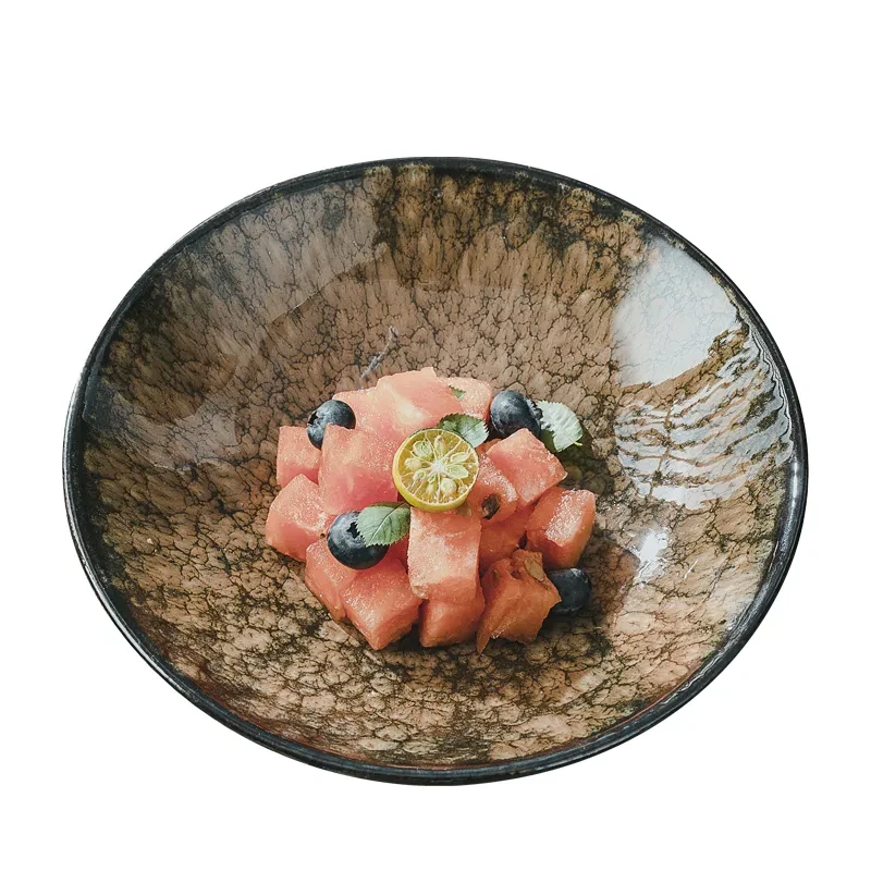 Ceramic Creative Household Round Dinner Plate